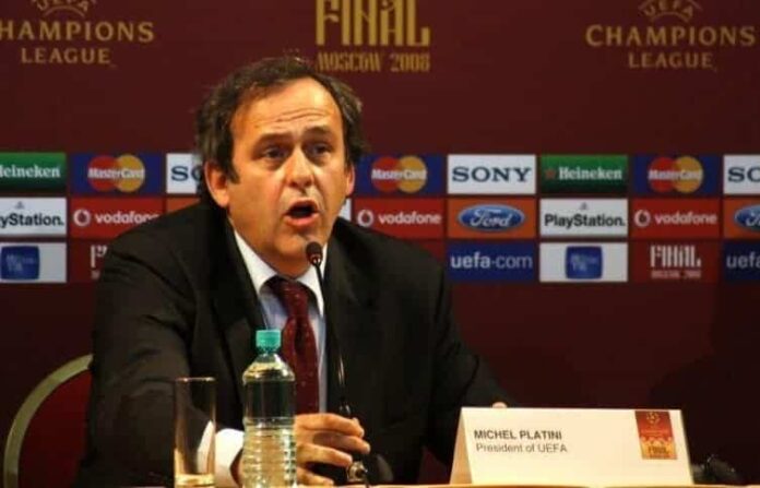Michel Platini In Moscow 2