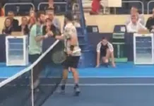 POTPUNO NEOČEKIVANO: Čarke tenisera na mreži! (VIDEO) Potpuno Neocekivano Carke Tenisera Na Mrezi Video