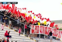 (VIDEO) Fenomenalna koreografija Red Armyja u Gabeli: Predati se ne smije ko pod ovim bojama bitke bije Video Fenomenalna Koreografija Red Armyja U Gabeli Predati Se Ne
