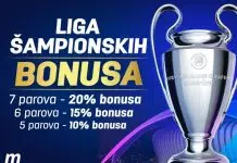 VRHUNSKI EVROPSKI FUDBAL! Najbolja ponuda u Meridianu – uskoči u promociju LIGA ŠAMPIONSKIH BONUSA Vrhunski Evropski Fudbal Najbolja Ponuda U Meridianu – Uskoci U