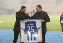 Željezničar se zahvalio Vardaru na gostoprimstvu i još jednom čestitao veliki jubilej Zeljeznicar Se Zahvalio Vardaru Na Gostoprimstvu I Jos Jednom Cestitao