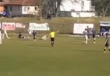 (VIDEO) Nesmotren start fudbalera Gradine: U prijateljskoj utakmici slomio nogu protivniku Video Nesmotren Start Fudbalera Gradine U Prijateljskoj Utakmici Slomio Nogu