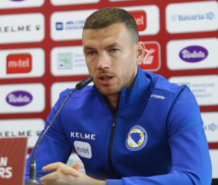 Edin Dzeko Pred Island Samim Tim Sto Sam Tu Sa