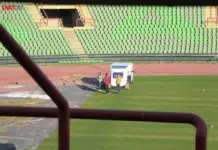 (FOTO) Krenulo prošivanje travnjaka na stadionu Koševo Krenulo Prosivanje Travnjaka Na Stadionu Kosevo