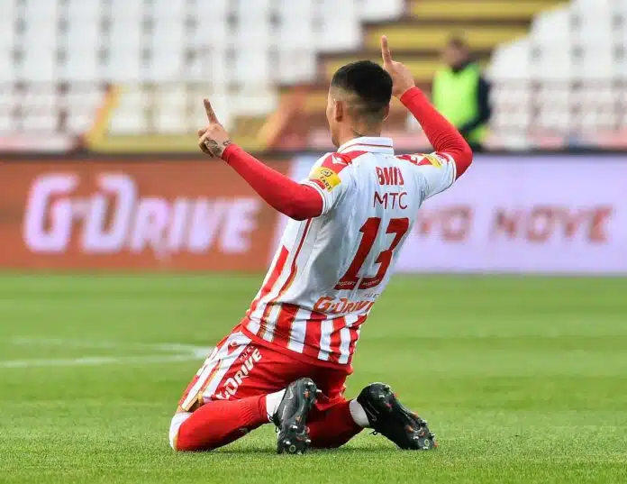 Zvezda slavila uoči početka doigravanja, prekrasnim golom Viga (VIDEO) Zvezda Slavila Uoci Pocetka Doigravanja Prekrasnim Golom Viga Video