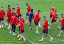 (FOTO) Fudbaleri Veleža odradili posljednji trening pred finalni okršaj sa Zrinjskim Fudbaleri Veleza Odradili Posljednji Trening Pred Finalni Okrsaj Sa