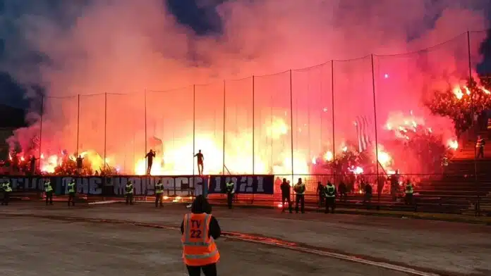 Video Manijaci Napravili Sjajnu Bakljadu Na Juznoj Tribini Peljto Kratko