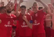 (VIDEO) Pogledajte kako su igrači Igmana proslavili pobjedu protiv Leotara Video Pogledajte Kako Su Igraci Igmana Proslavili Pobjedu Protiv Leotara