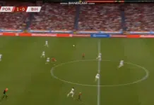 (VIDEO) Navijač Portugala utrčao na teren i prekinuo utakmicu, ljubio Ronaldu kopačke Video Navijac Portugala Utrcao Na Teren I Prekinuo Utakmicu Ljubio