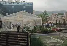 (VIDEO) Pogledajte kako je izgledala svadba Anela Ahmedhodžića ispred hotela Evropa Video Pogledajte Kako Je Izgledala Svadba Anela Ahmedhodzica Ispred Hotela