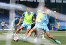(FOTO) Igrači Željezničara obavili trening na Grbavici i otputovali u Međugorje Igraci Zeljeznicara Obavili Trening Na Grbavici I Otputovali U