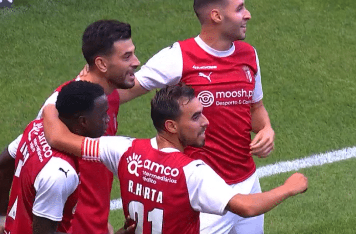 Liga Sampiona Braga Blickrigom Pobedila Tsc Video