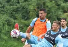 (FOTO) Plavi obavili posljednji trening uoči duela protiv GOŠK-a Plavi Obavili Posljednji Trening Uoci Duela Protiv Gosk A