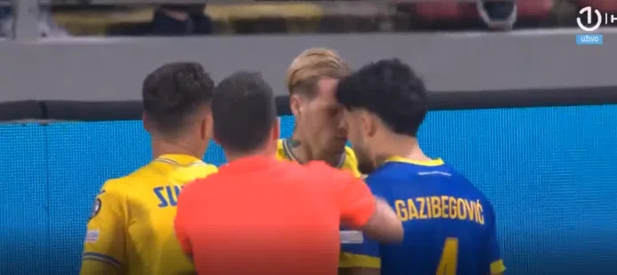 Video Gazibegovic Se Nakon Utakmice Sukobio Sa Ukrajinskim Fudbalerom Sudija