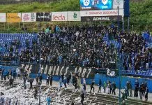 (VIDEO) Grobari sa fudbalerima proslavili trijumf nad Borcem Video Grobari Sa Fudbalerima Proslavili Trijumf Nad Borcem