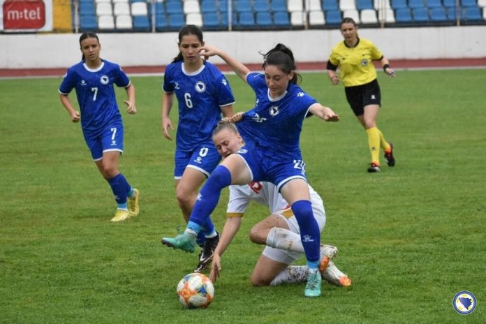 Juniorke Pokazuju Odlicnu Igru Protiv Selekcije Sjeverne Makedonije