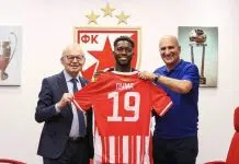 Puma u crveno-bijeloj opremi Puma U Crveno Bijeloj Opremi
