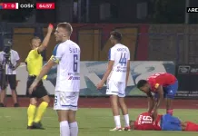 (FOTO) Borac postigao još jedan gol nakon crvenog kartona za GOŠK i zapečatio pobjedu Borac Postigao Jos Jedan Gol Nakon Crvenog Kartona Za