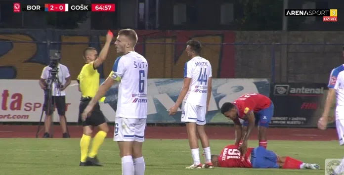 Borac Postigao Jos Jedan Gol Nakon Crvenog Kartona Za
