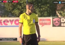 (FOTO) Gigović isključio igrača GOŠK-a crvenim kartonom na početku meča, Željo sada ima brojčanu prednost na terenu Gigovic Iskljucio Igraca Gosk A Crvenim Kartonom Na Pocetku Meca