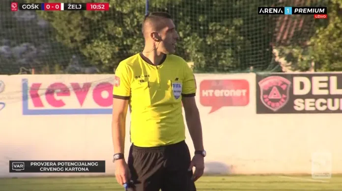 Gigovic Iskljucio Igraca Gosk A Crvenim Kartonom Na Pocetku Meca
