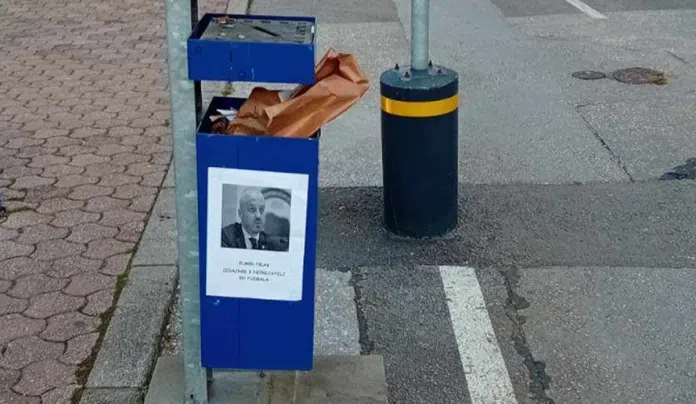 (FOTO) U Sarajevu pojavili se plakati s likom Elmira Pilava U Sarajevu Pojavili Se Plakati S Likom Elmira Pilava