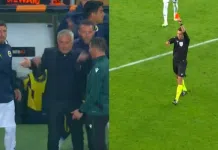 MURINJO SUOČEN SA BIVŠIM KLUBOM: Remi Fenerbahčea i Manchester Uniteda, Portugalac kažnjen crvenim kartonom (VIDEO) Murinjo Suocen Sa Bivsim Klubom Remi Fenerbahcea I Manchester Uniteda