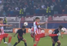SPAJIĆ ŽESTOKO STARTOVAO: Barselona protutnjala kroz Beograd, Kubarsi povređen (VIDEO) Spajic Zestoko Startovao Barselona Protutnjala Kroz Beograd Kubarsi Povreden Video