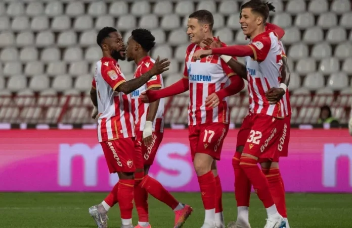 Crveno-bijela autentična naslov: Zvijezda protiv OFK pritvora Real i Juventus Crveno Bijela Autenticna Naslov Zvijezda Protiv Ofk Pritvora Real I Juventus