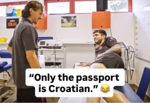 KAKVA SCENA! Modrić ga optimistično pitao govori li Hrvatski, a njegov ga je odgovor ‘oborio s nogu’ (VIDEO) Kakva Scena Modric Ga Optimisticno Pitao Govori Li Hrvatski A