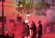 NAPETO U BUDMPEŠTI: Tuča navijača PSŽ-a i Arsenala pred finale LŠ! (VIDEO)