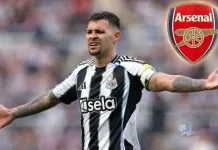 Arsenal doveo Bruna Guimaraesa iz Newcastlea u transferu vrijednom oko 87 milijuna eura
